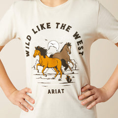 Kids Ariat Wild Like the West T-Shirt | Ariat