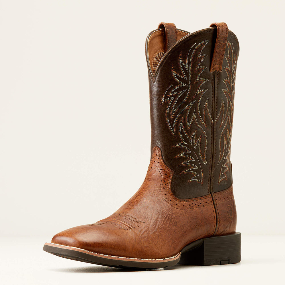 Men Sport Western Wide Square Toe Cowboy Boot | Ariat for sale