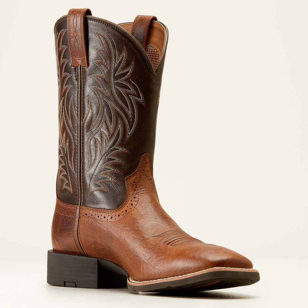 Men Sport Western Wide Square Toe Cowboy Boot | Ariat for sale