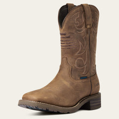 Men Hybrid Patriot Waterproof Western Boot | Ariat for sale