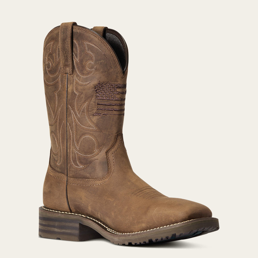 Men Hybrid Patriot Waterproof Western Boot | Ariat for sale