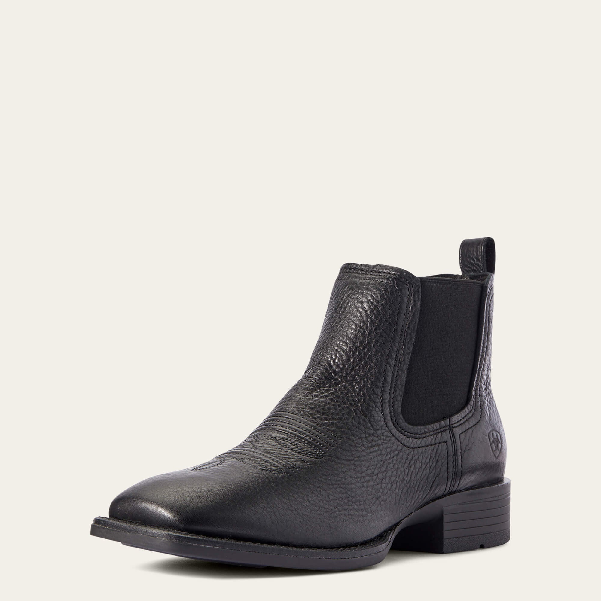 Men Booker Chelsea Wide Square Toe Western Boot | Ariat