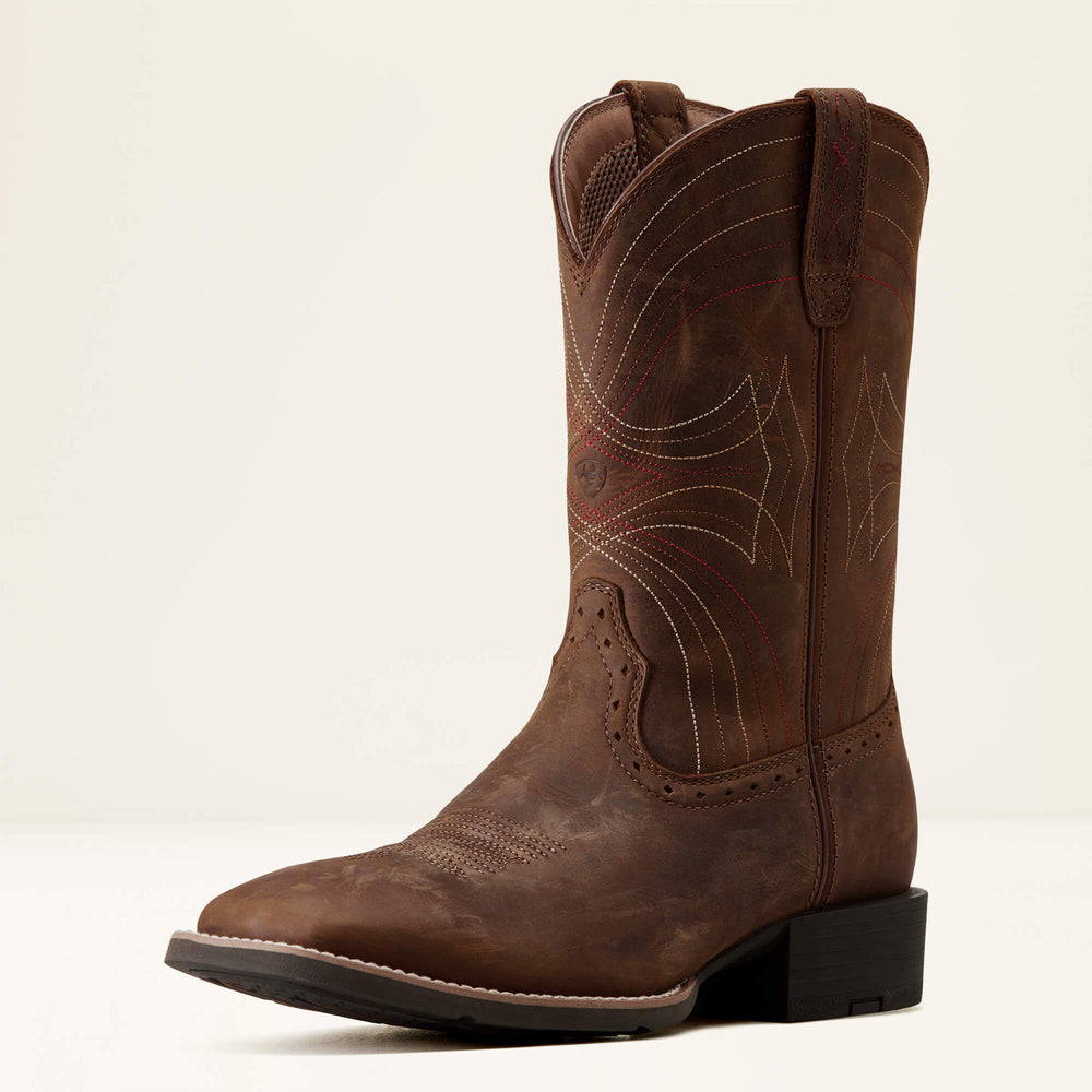 Men Sport Wide Square Toe Cowboy Boot | Ariat Discount