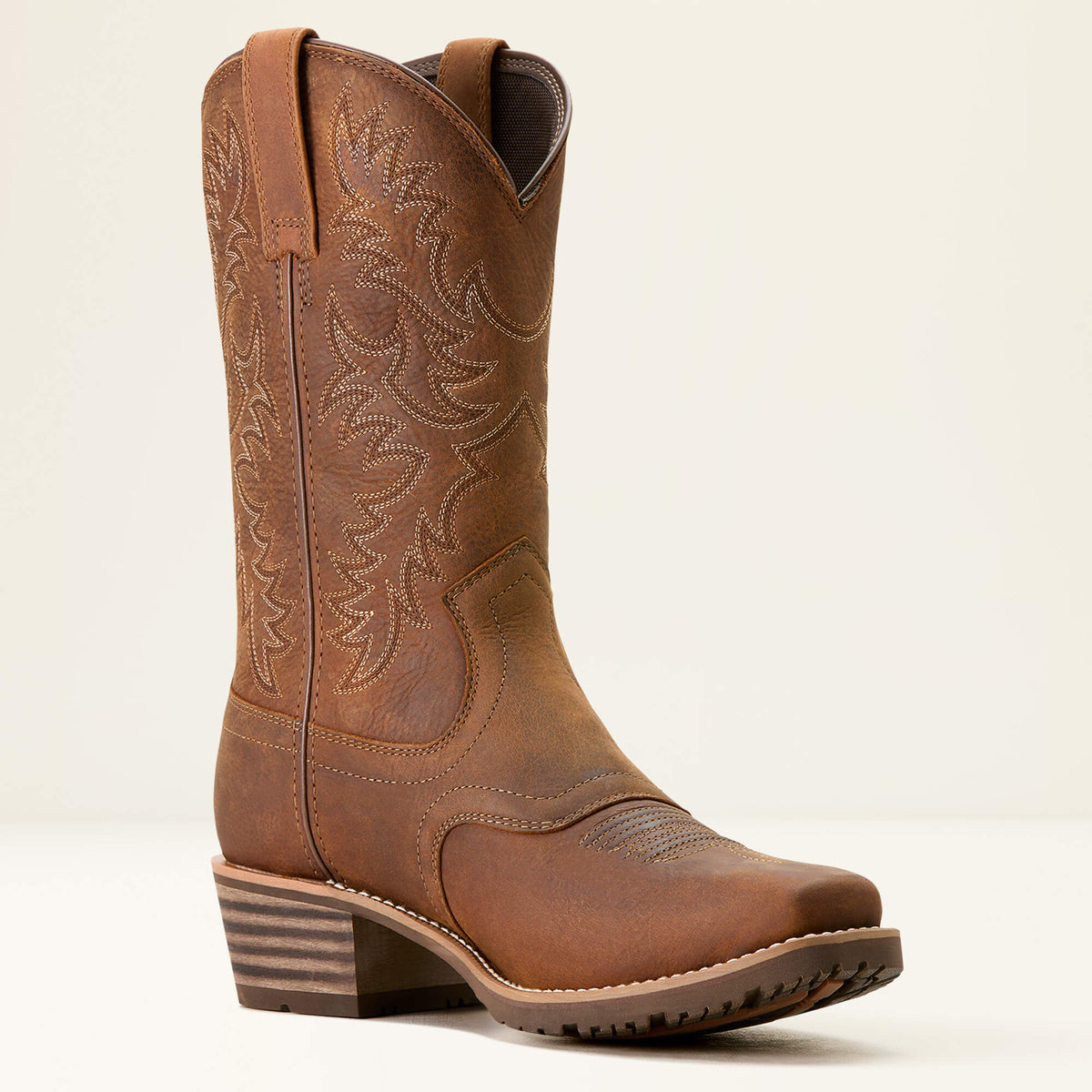 Men Hybrid Roughstock Square Toe Waterproof Cowboy Boot | Ariat for sale