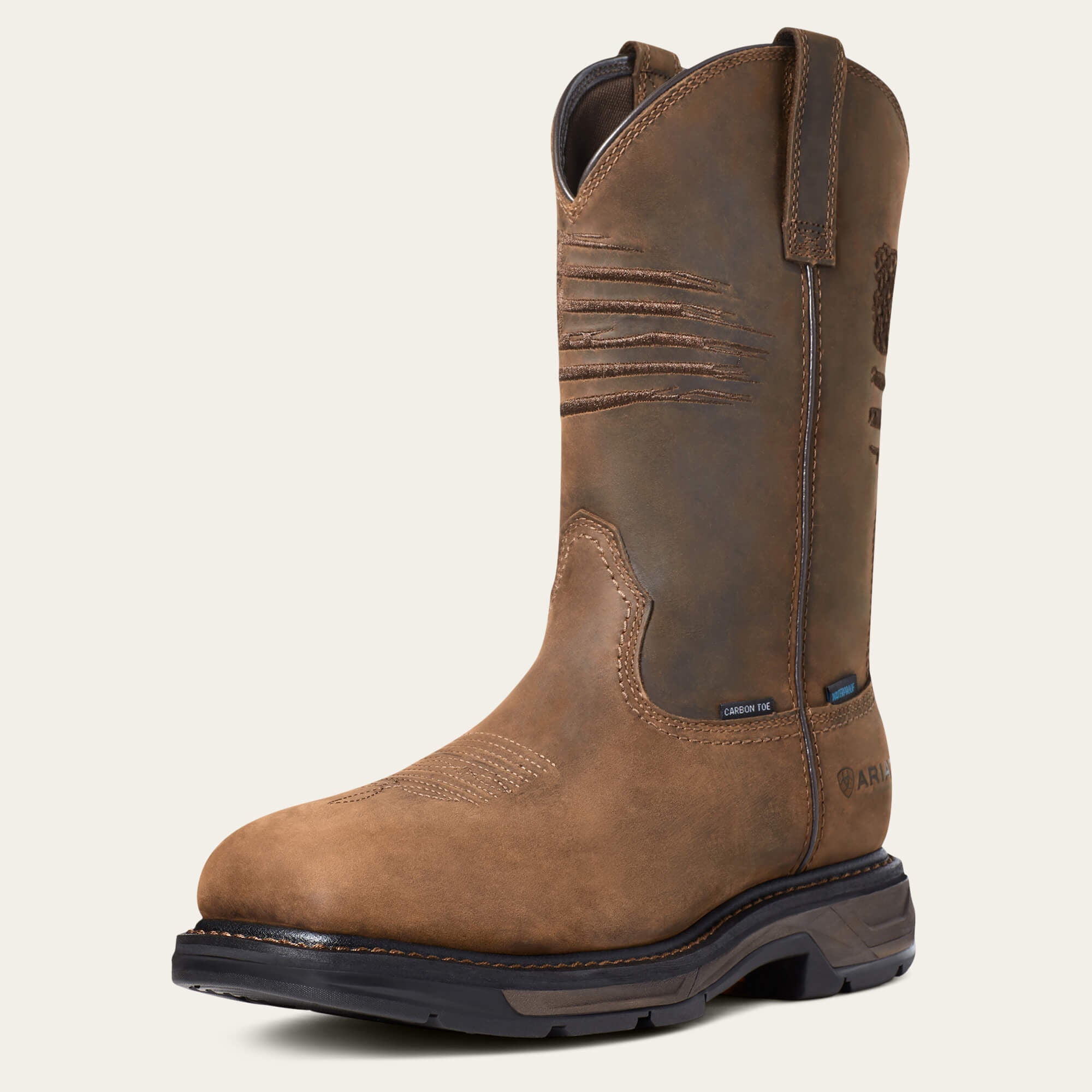 Men WorkHog XT Patriot Waterproof Carbon Toe Work Boot | Ariat