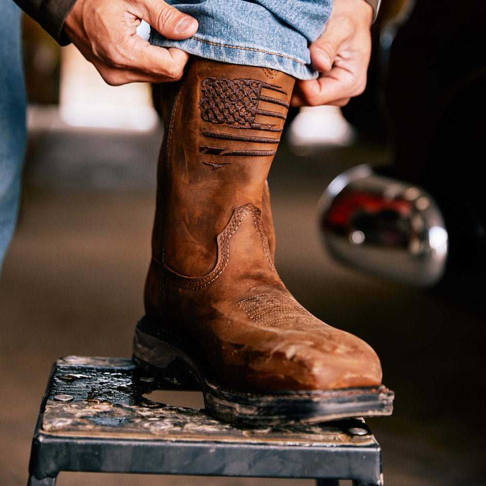 Men WorkHog XT Patriot Waterproof Carbon Toe Work Boot | Ariat