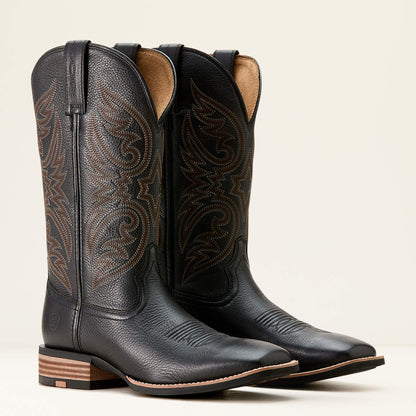 Men Ricochet Wide Square Toe Cowboy Boot | Ariat for sale