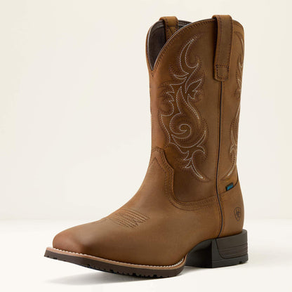 Men Hybrid Ranchway Waterproof Wide Square Toe Cowboy Boot | Ariat on sale