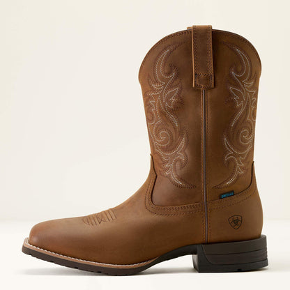 Men Hybrid Ranchway Waterproof Wide Square Toe Cowboy Boot | Ariat on sale