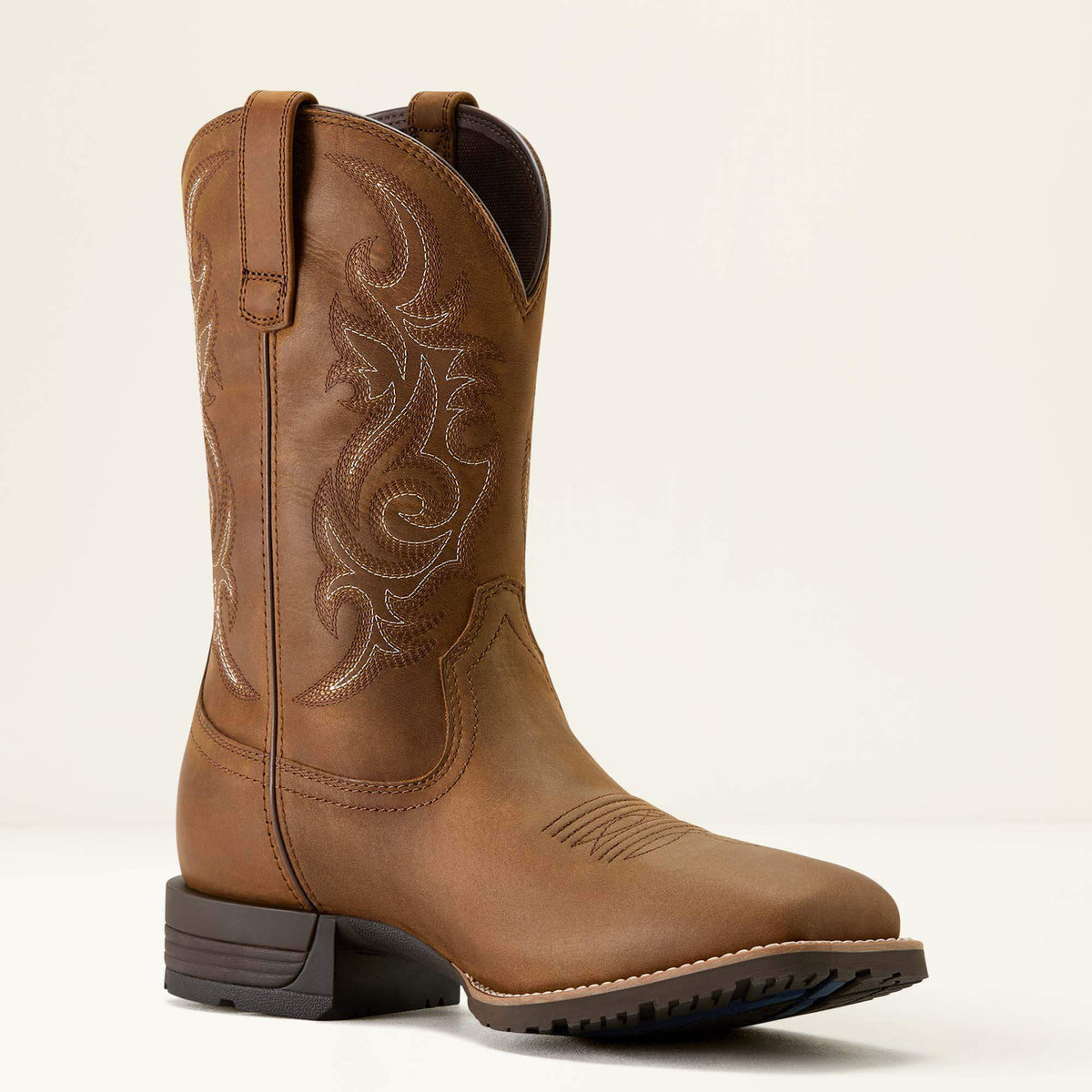 Men Hybrid Ranchway Waterproof Wide Square Toe Cowboy Boot | Ariat on sale