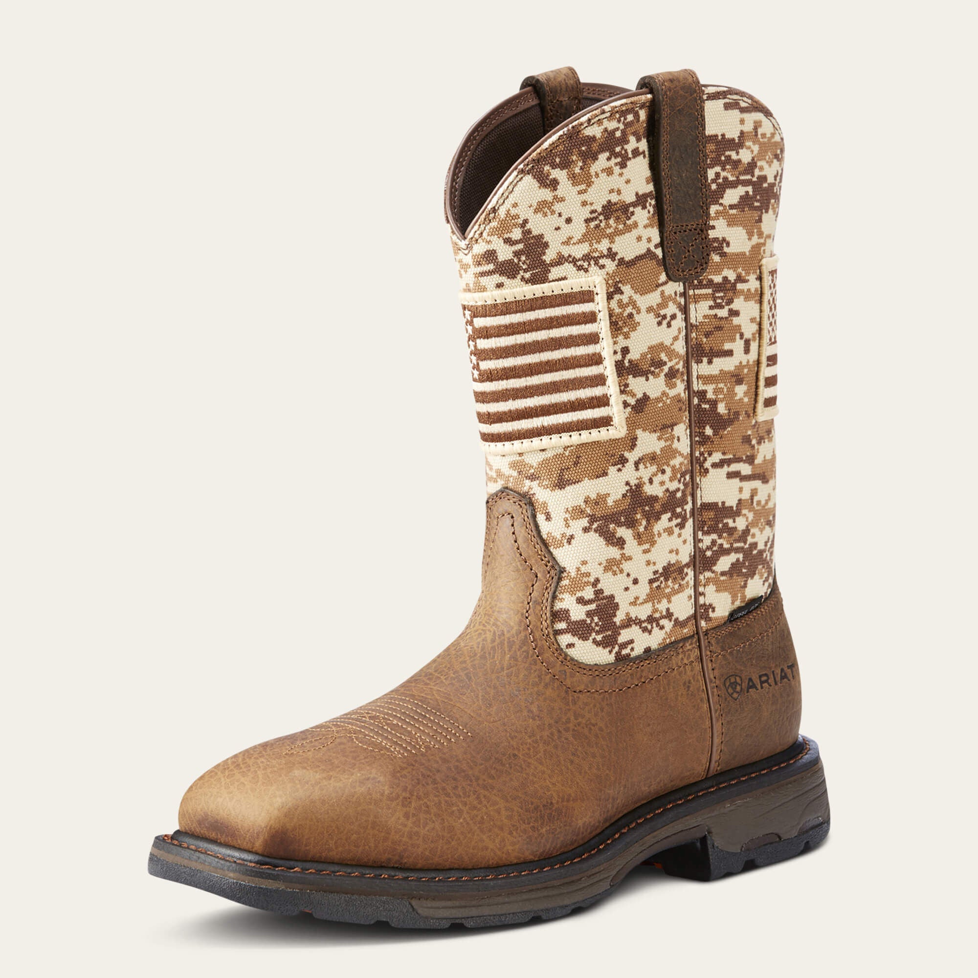 Men WorkHog Patriot Steel Toe Work Boot | Ariat on sale