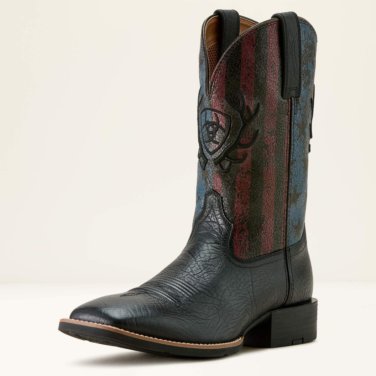 Men Sport Liberty Antler Wide Square Toe Cowboy Boot | Ariat Outlet
