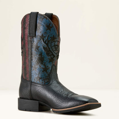 Men Sport Liberty Antler Wide Square Toe Cowboy Boot | Ariat Outlet
