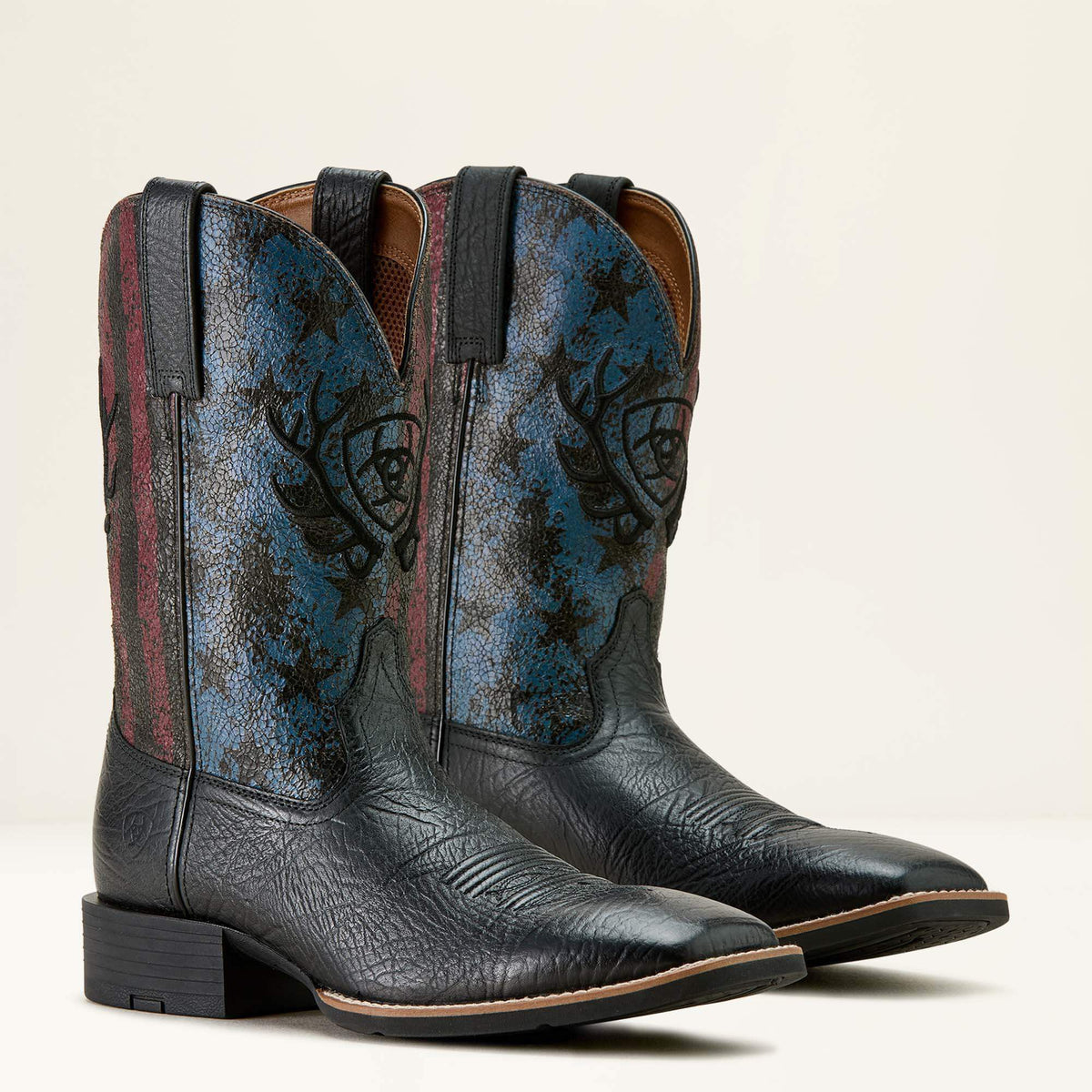 Men Sport Liberty Antler Wide Square Toe Cowboy Boot | Ariat Outlet