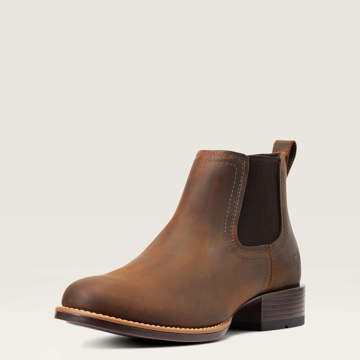 Men Booker Chelsea Round Toe Western Boot | Ariat for sale