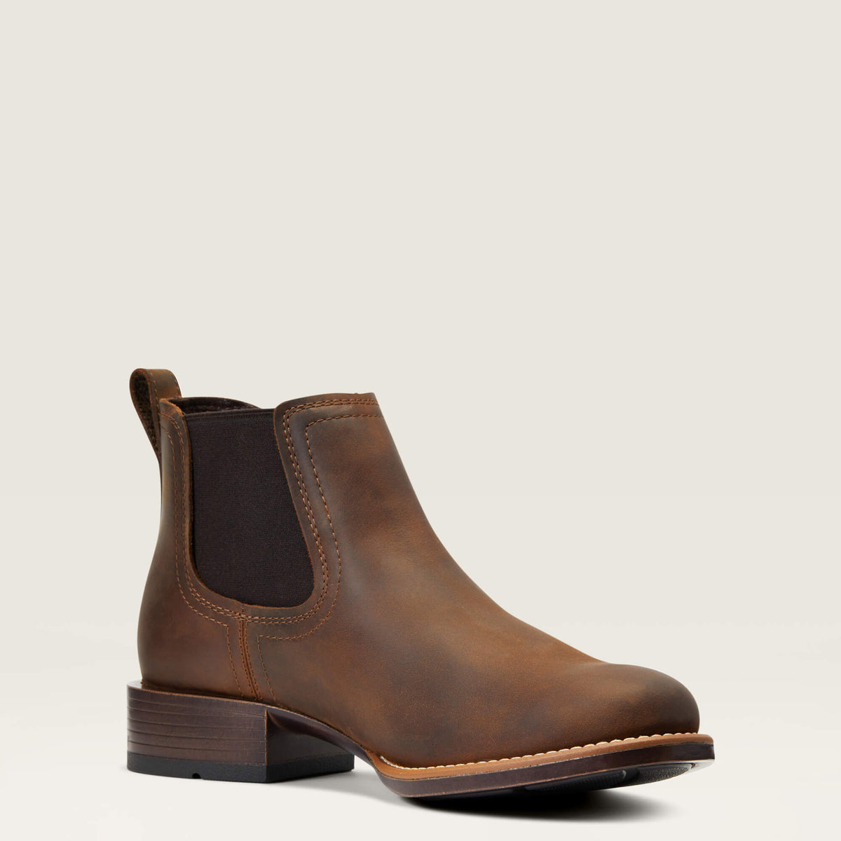 Men Booker Chelsea Round Toe Western Boot | Ariat for sale