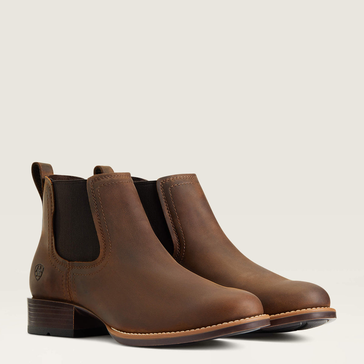 Men Booker Chelsea Round Toe Western Boot | Ariat for sale