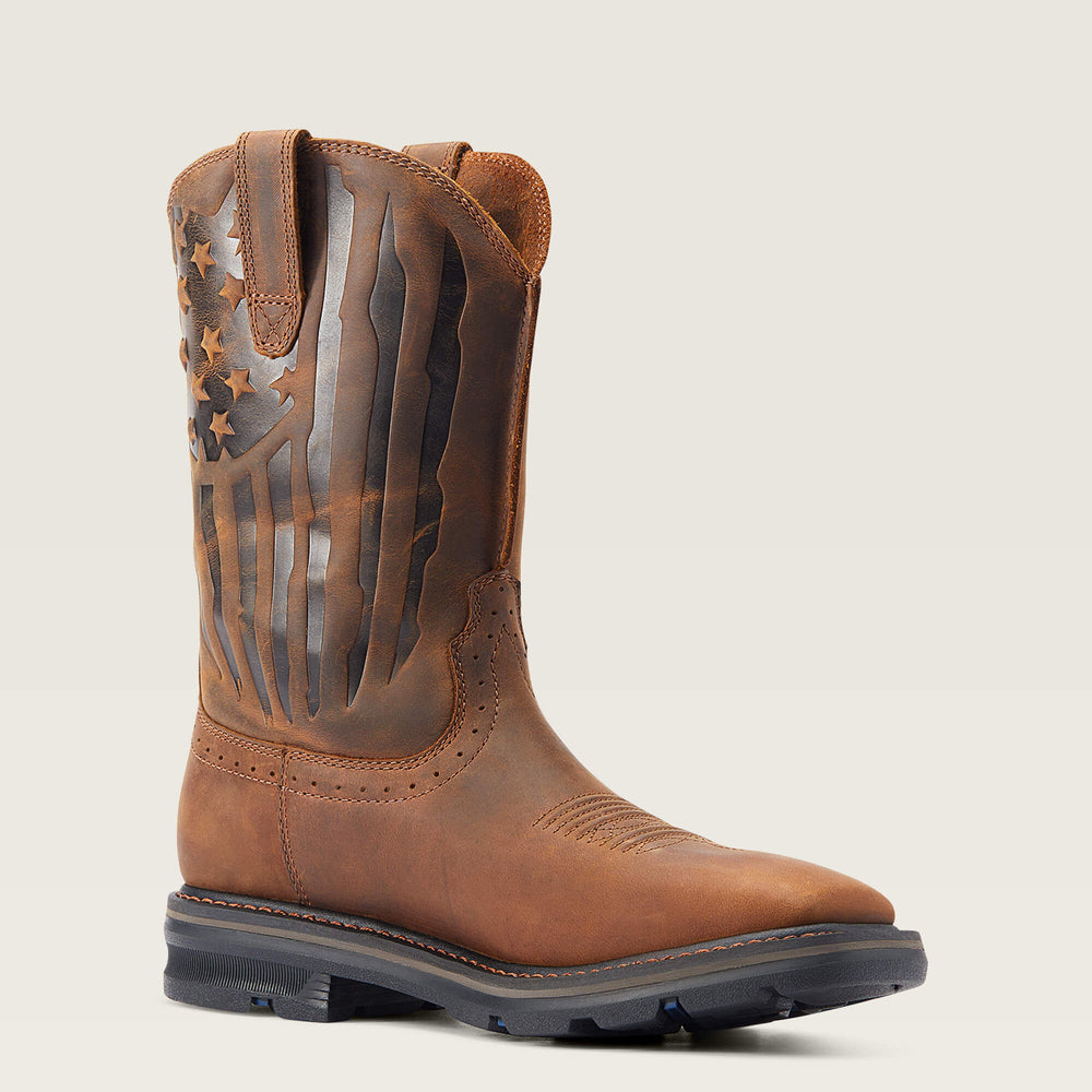 Men Sierra Shock Shield Patriot Work Boot | Ariat