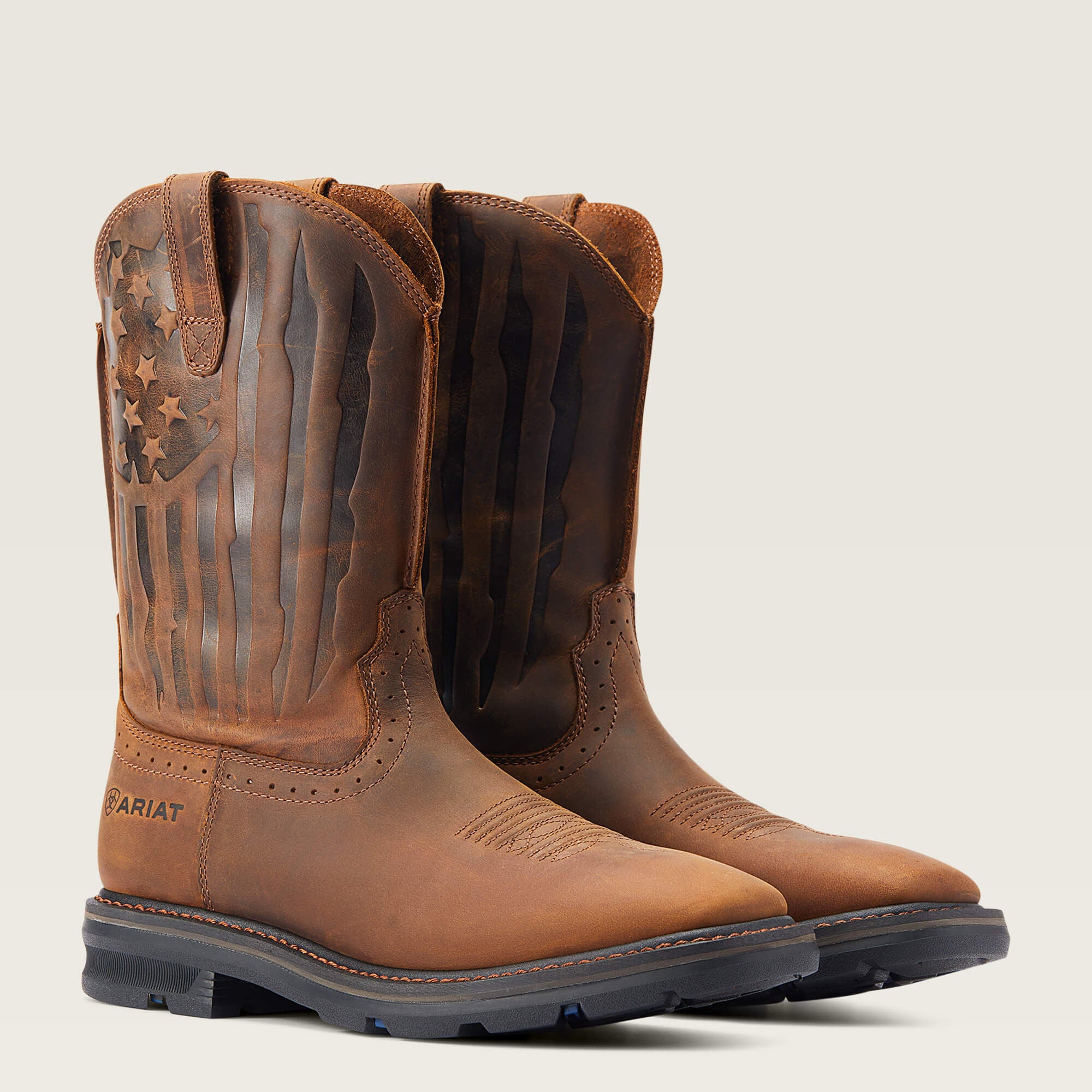 Men Sierra Shock Shield Patriot Work Boot | Ariat
