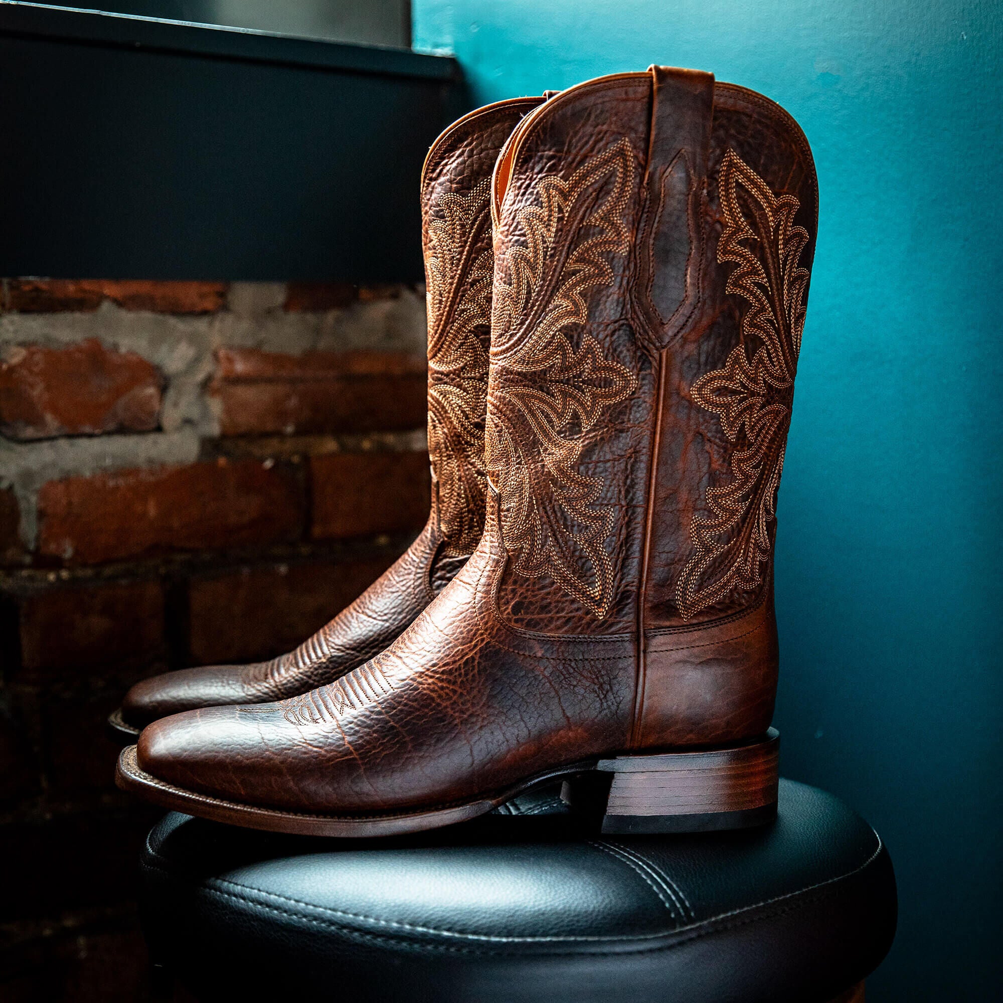 Men Bench Made Bassett Cowboy Boot | Ariat for sale