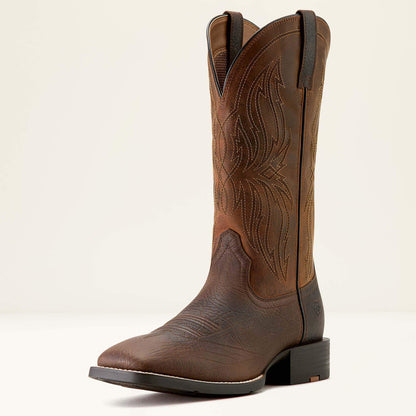 Men Sport Rustler Wide Square Toe Cowboy Boot | Ariat Online