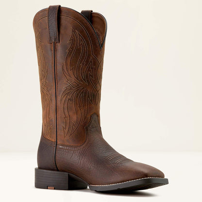 Men Sport Rustler Wide Square Toe Cowboy Boot | Ariat Online