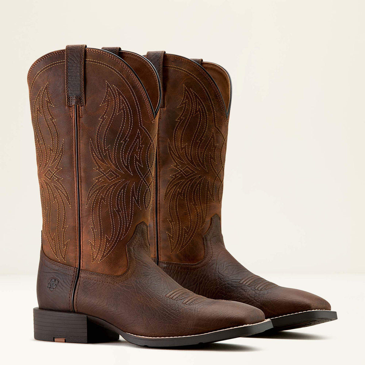 Men Sport Rustler Wide Square Toe Cowboy Boot | Ariat Online