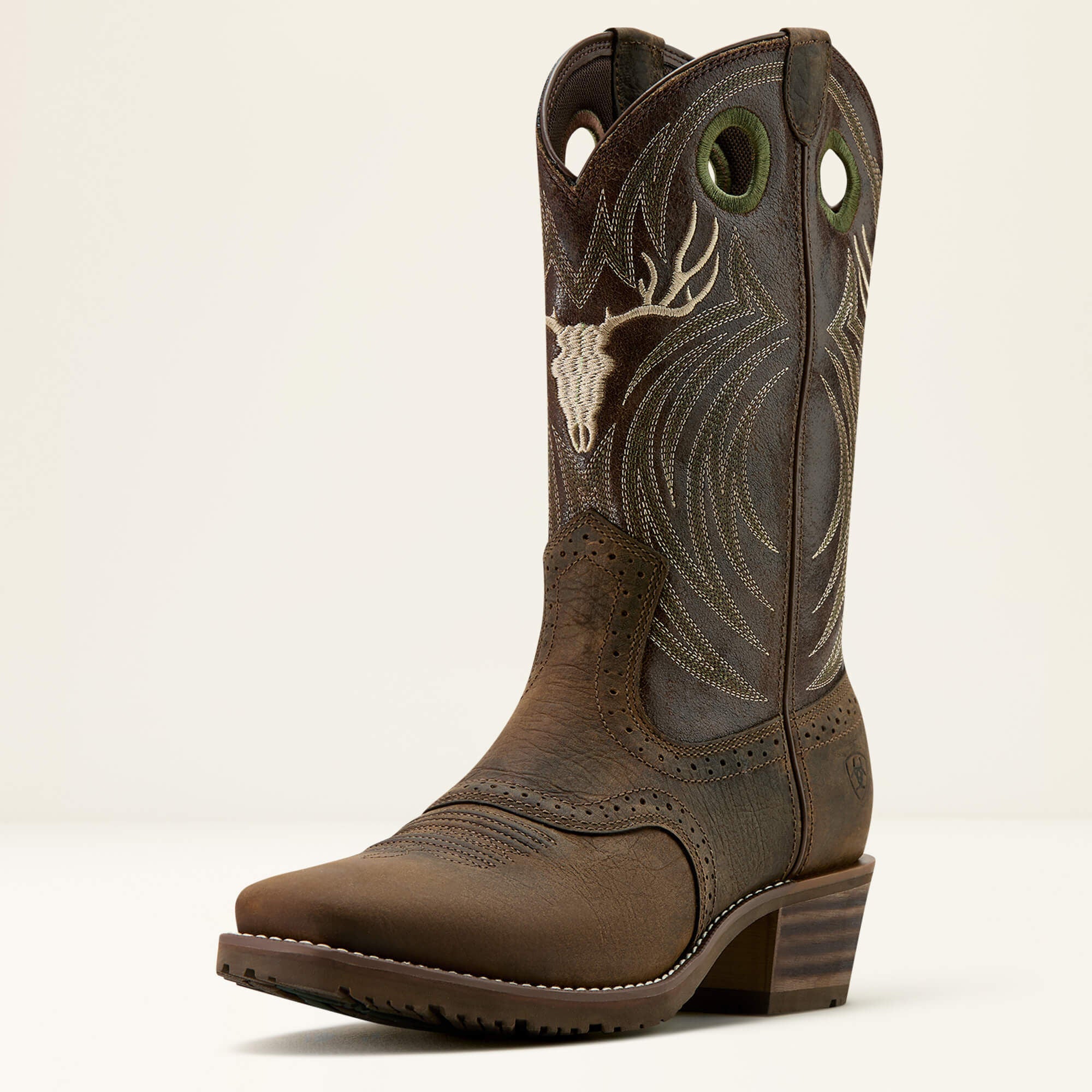 Men Hybrid Roughstock Antler Cowboy Boot | Ariat Outlet