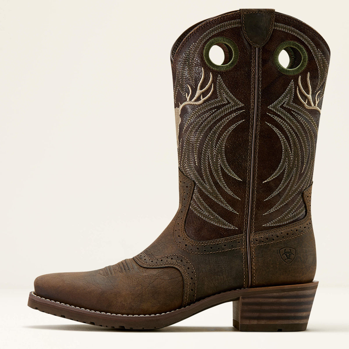 Men Hybrid Roughstock Antler Cowboy Boot | Ariat Outlet
