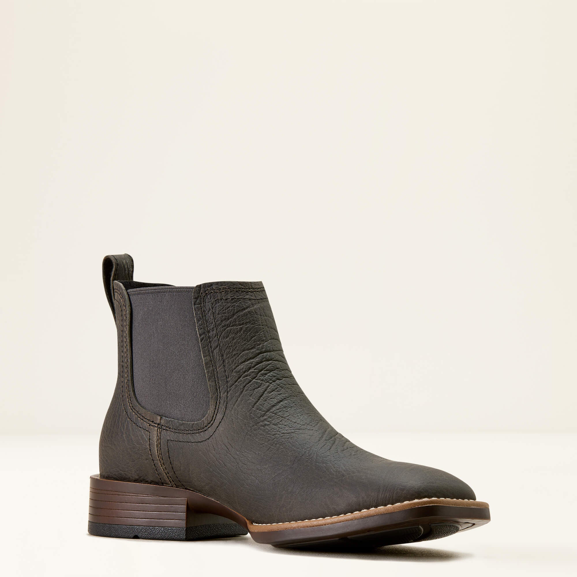 Men Booker Chelsea Wide Square Toe Western Boot | Ariat Discount