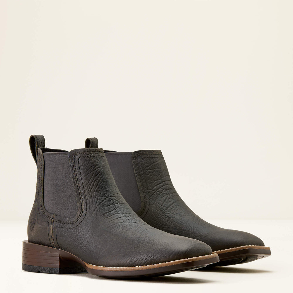 Men Booker Chelsea Wide Square Toe Western Boot | Ariat Discount