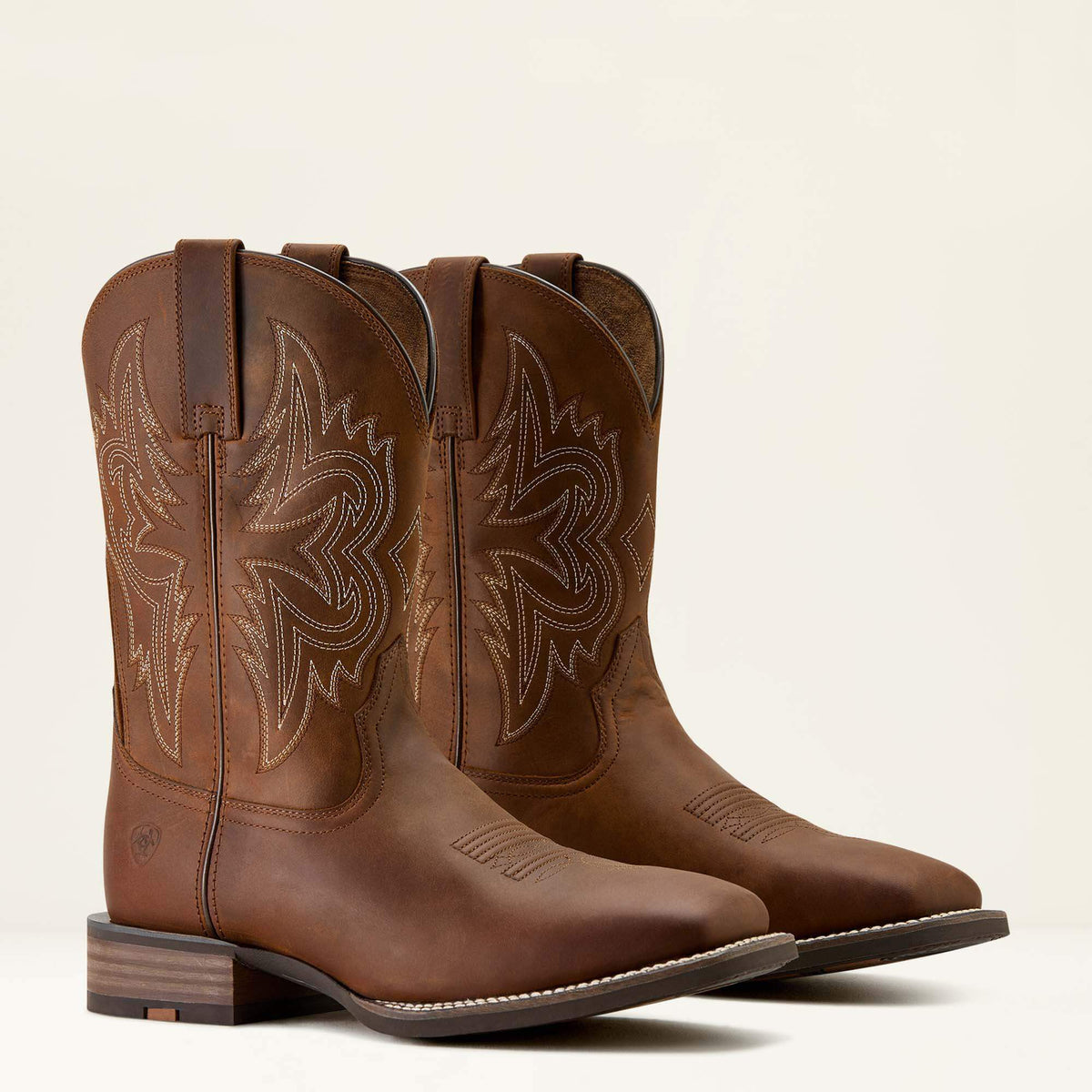 Men Western Big Rig Wide Square Toe Cowboy Boot | Ariat for sale
