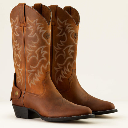 Men Heritage R Toe EZ Zip Western Boot | Ariat us