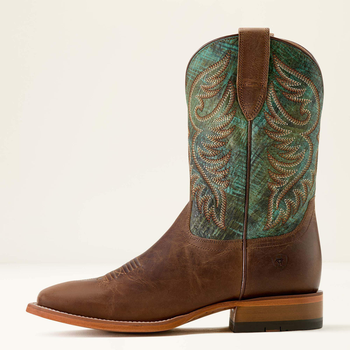 Men Wiley Wide Square Toe Cowboy Boot | Ariat