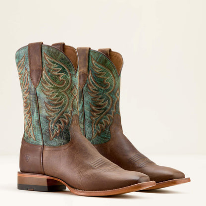 Men Wiley Wide Square Toe Cowboy Boot | Ariat