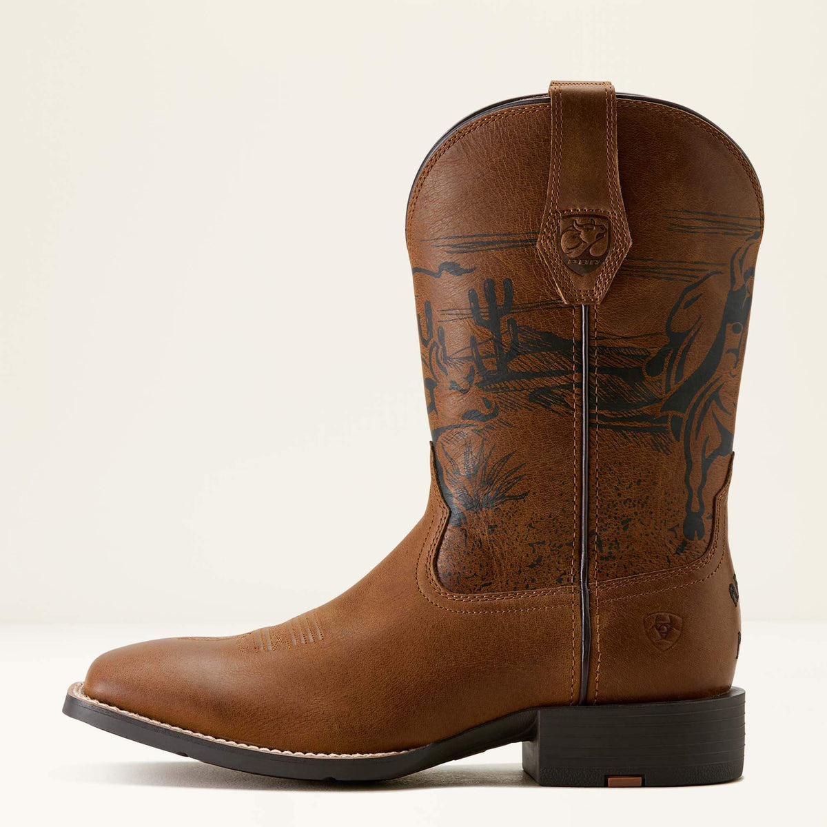 Men Sport PBR Wide Square Toe Cowboy Boot | Ariat