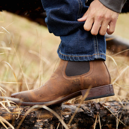 Men Booker Ultra Square Toe Western Boot | Ariat Online