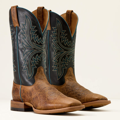 Men Cowhand Wide Square Toe Cowboy Boot | Ariat on sale