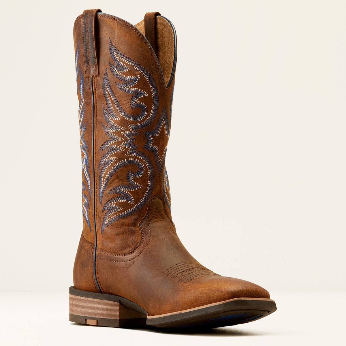 Men Ricochet Wide Square Toe Cowboy Boot | Ariat