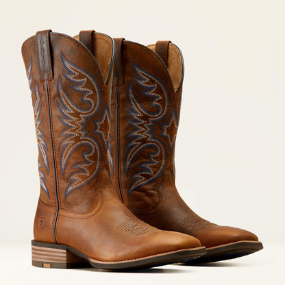 Men Ricochet Wide Square Toe Cowboy Boot | Ariat