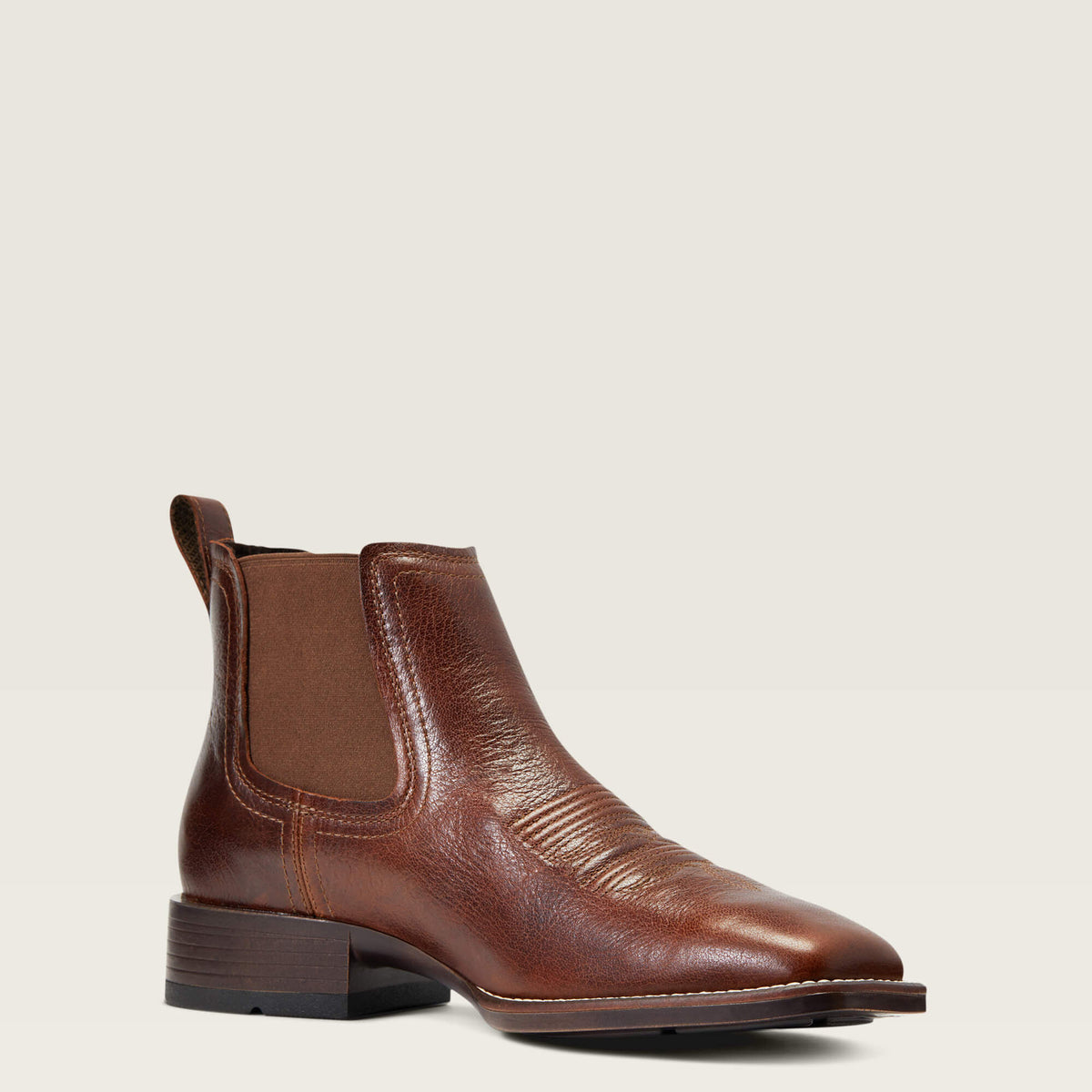 Men Booker Chelsea Wide Square Toe Western Boot | Ariat Outlet