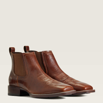 Men Booker Chelsea Wide Square Toe Western Boot | Ariat Outlet