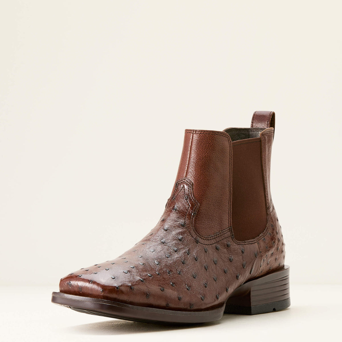 Men Booker Chelsea Wide Square Toe Western Boot | Ariat for sale