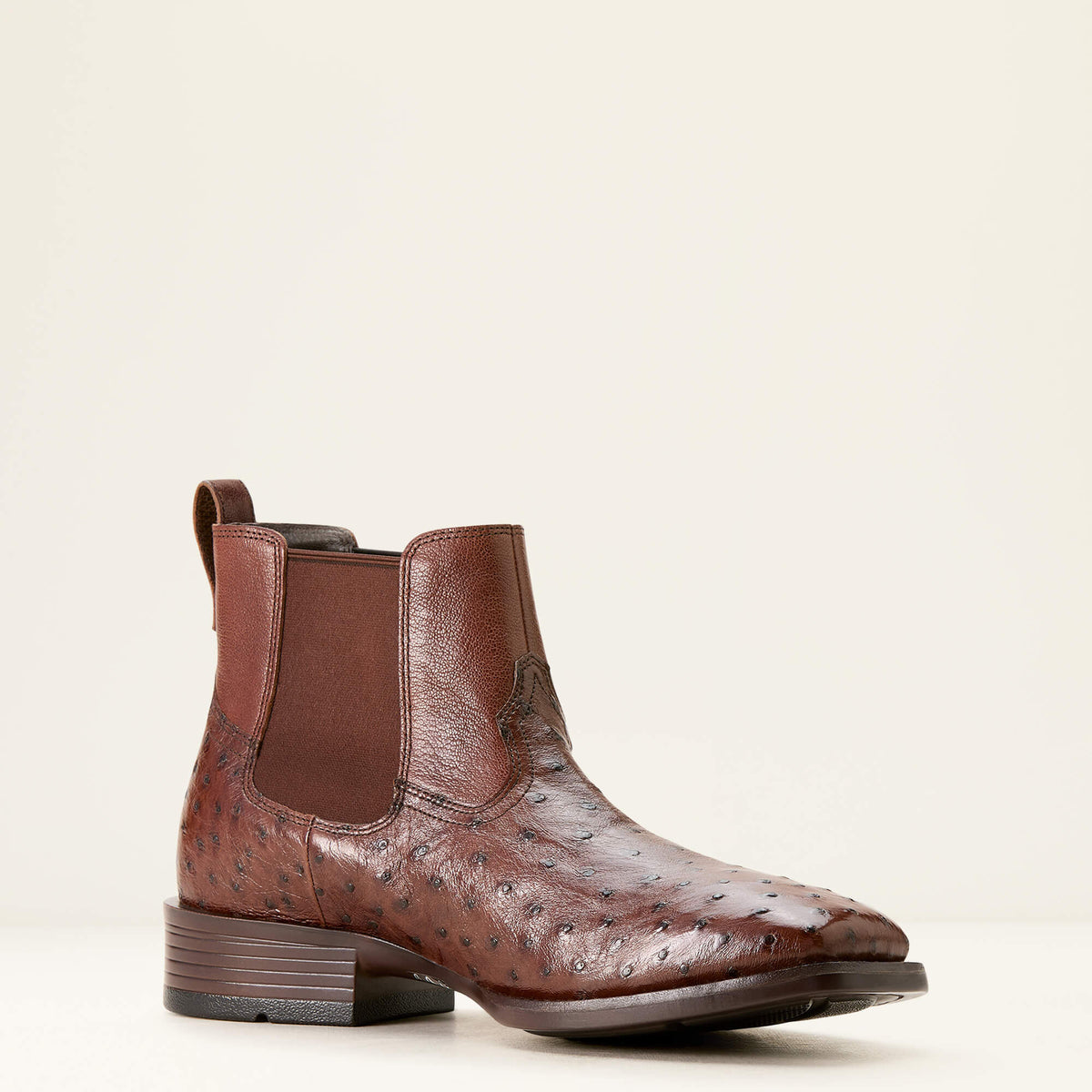 Men Booker Chelsea Wide Square Toe Western Boot | Ariat for sale