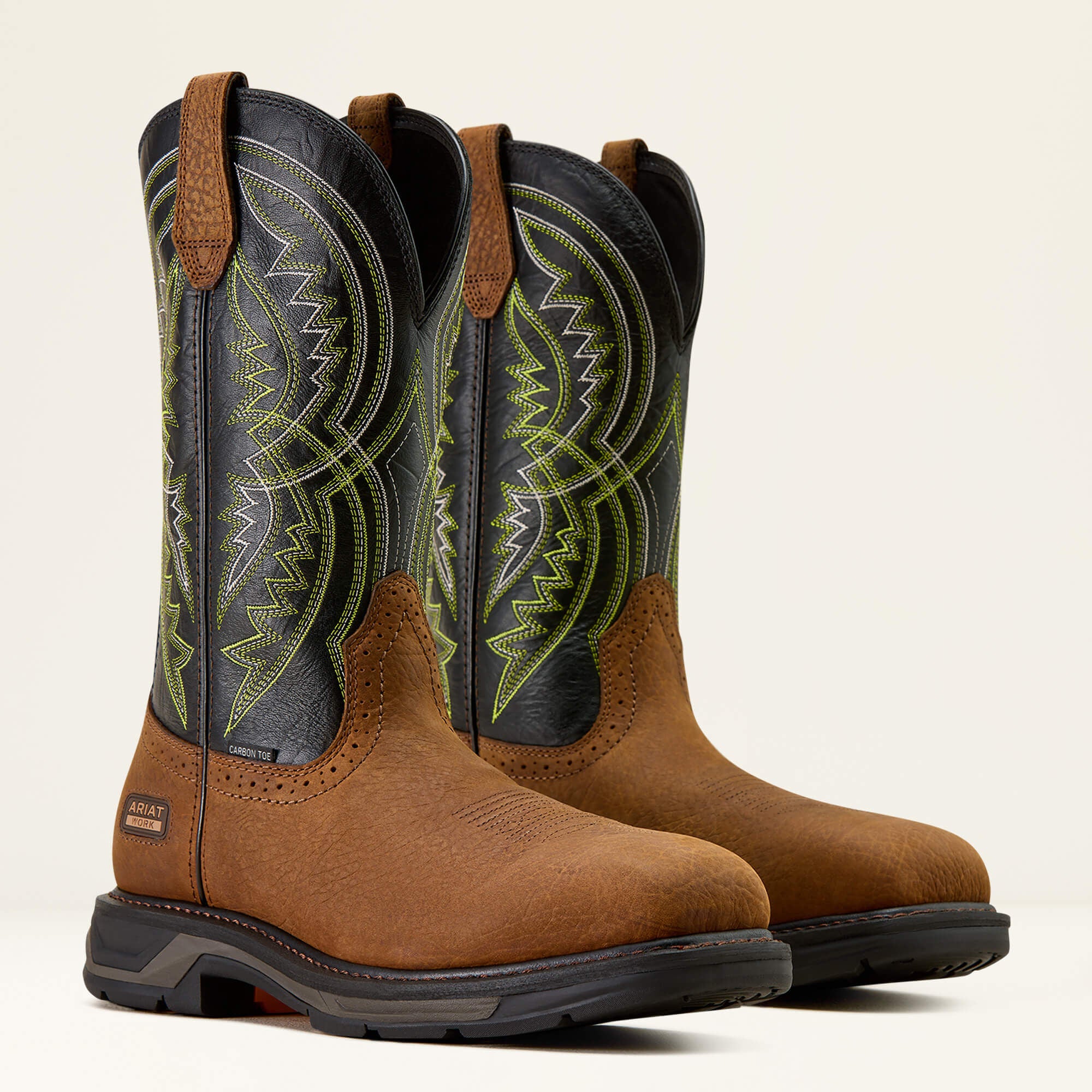 Men WorkHog XT Coil Wide Square Toe Carbon Toe Work Boot | Ariat