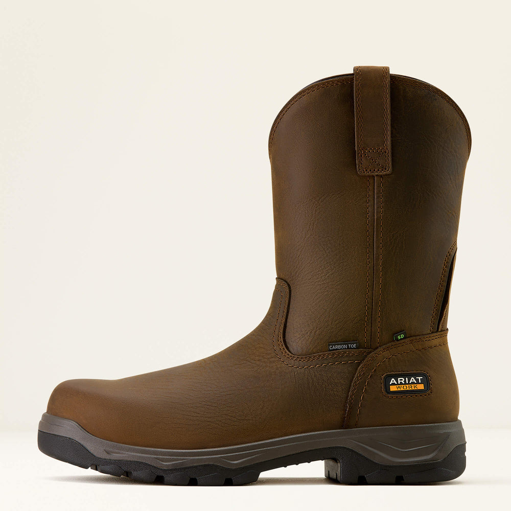 Men Turbo Duratread Pull On Static Dissipative Composite Toe Work Boot | Ariat Discount