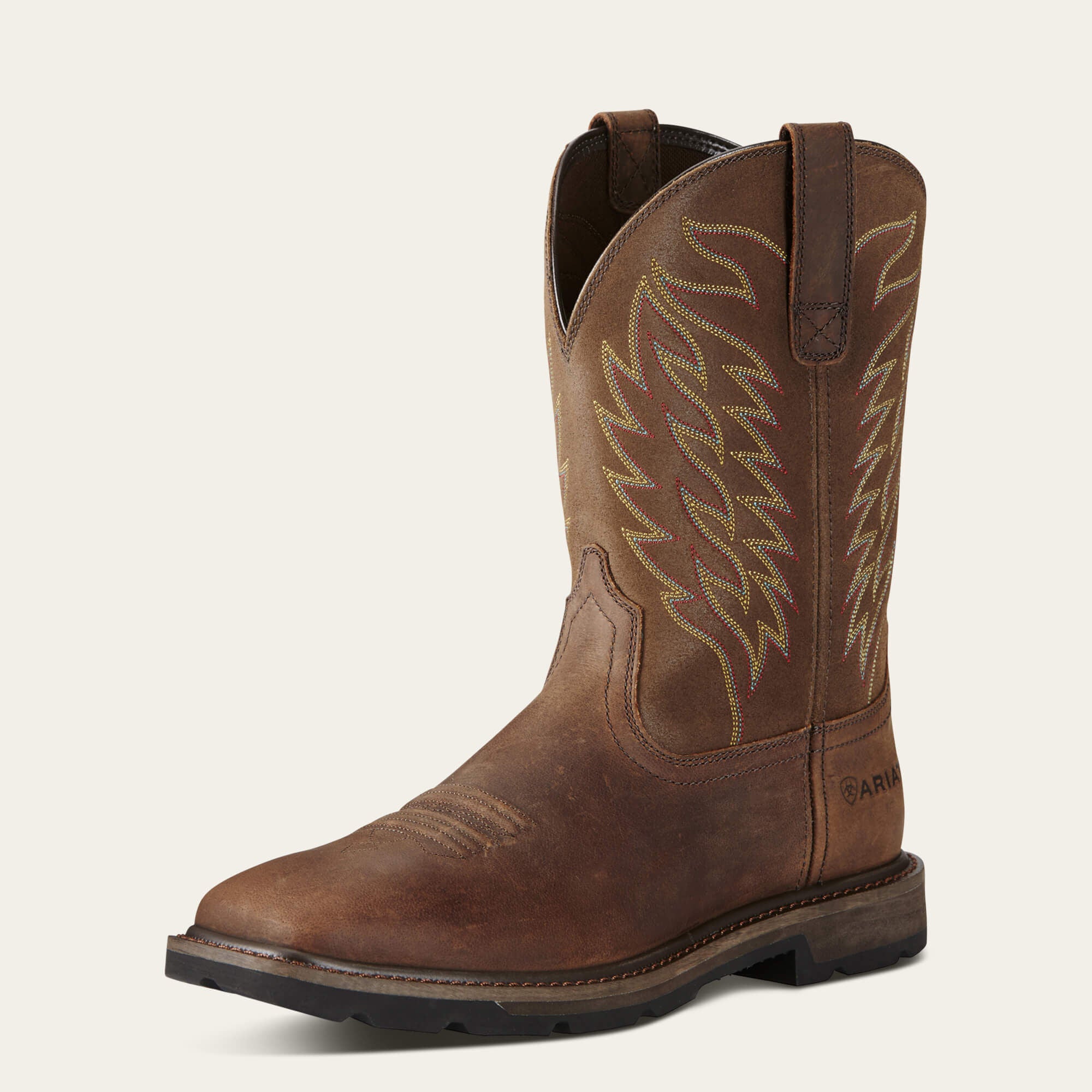 Men Groundbreaker Wide Square Toe Steel Toe Work Boot | Ariat us