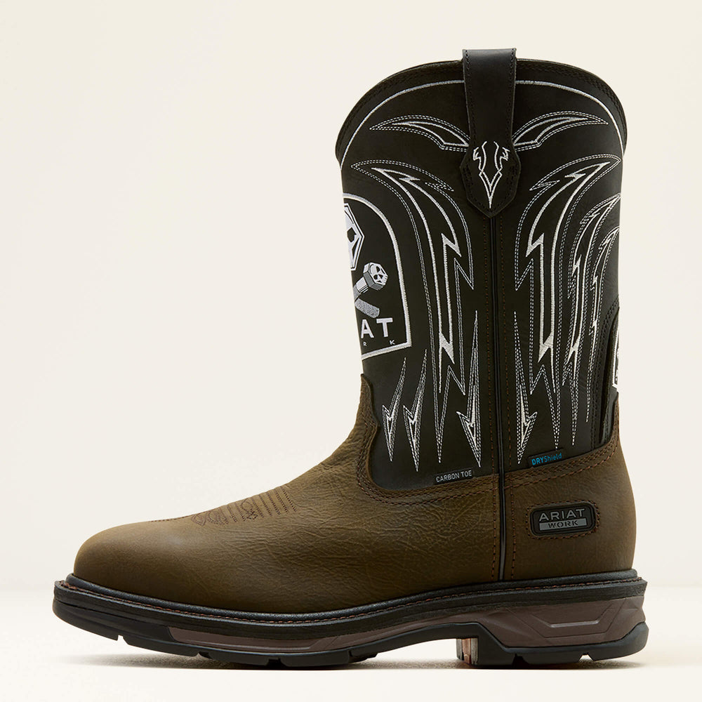 Men WorkHog XT Bolt Skull Waterproof Wide Square Toe Carbon Toe Work Boot | Ariat on sale