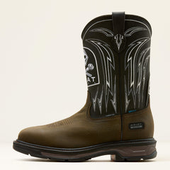 Men WorkHog XT Bolt Skull Waterproof Wide Square Toe Carbon Toe Work Boot | Ariat on sale