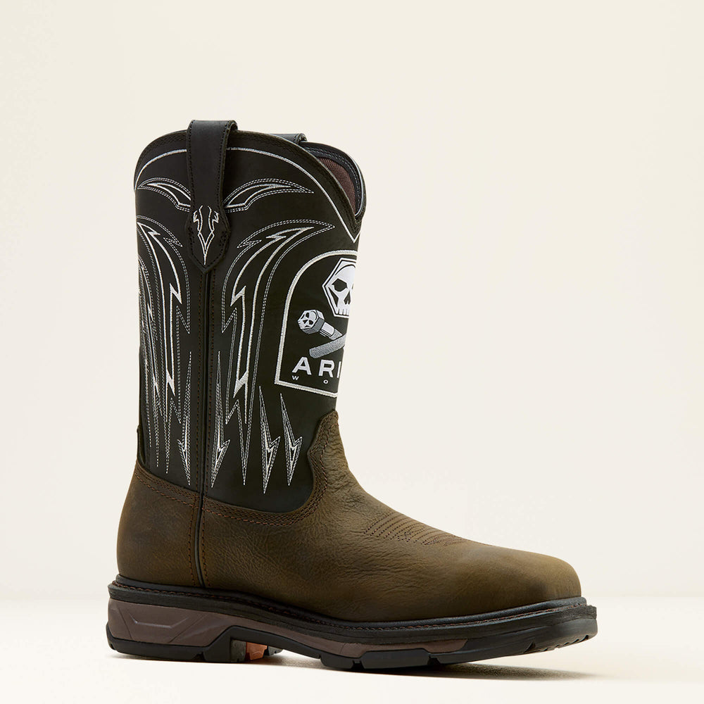 Men WorkHog XT Bolt Skull Waterproof Wide Square Toe Carbon Toe Work Boot | Ariat on sale